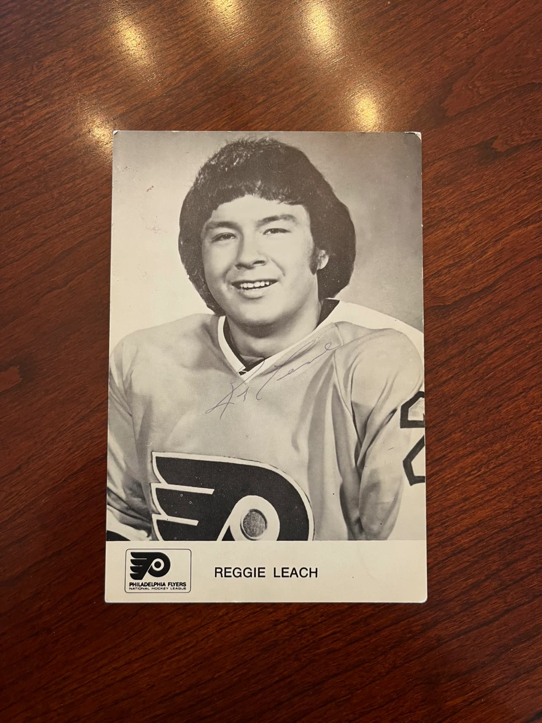 Reggie Leach autographed photo