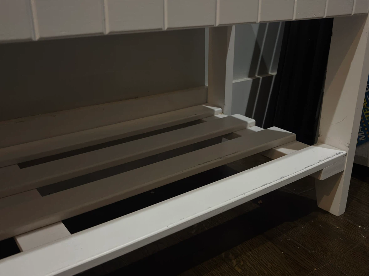 White Storage Bench with Lift-Top - photo 4