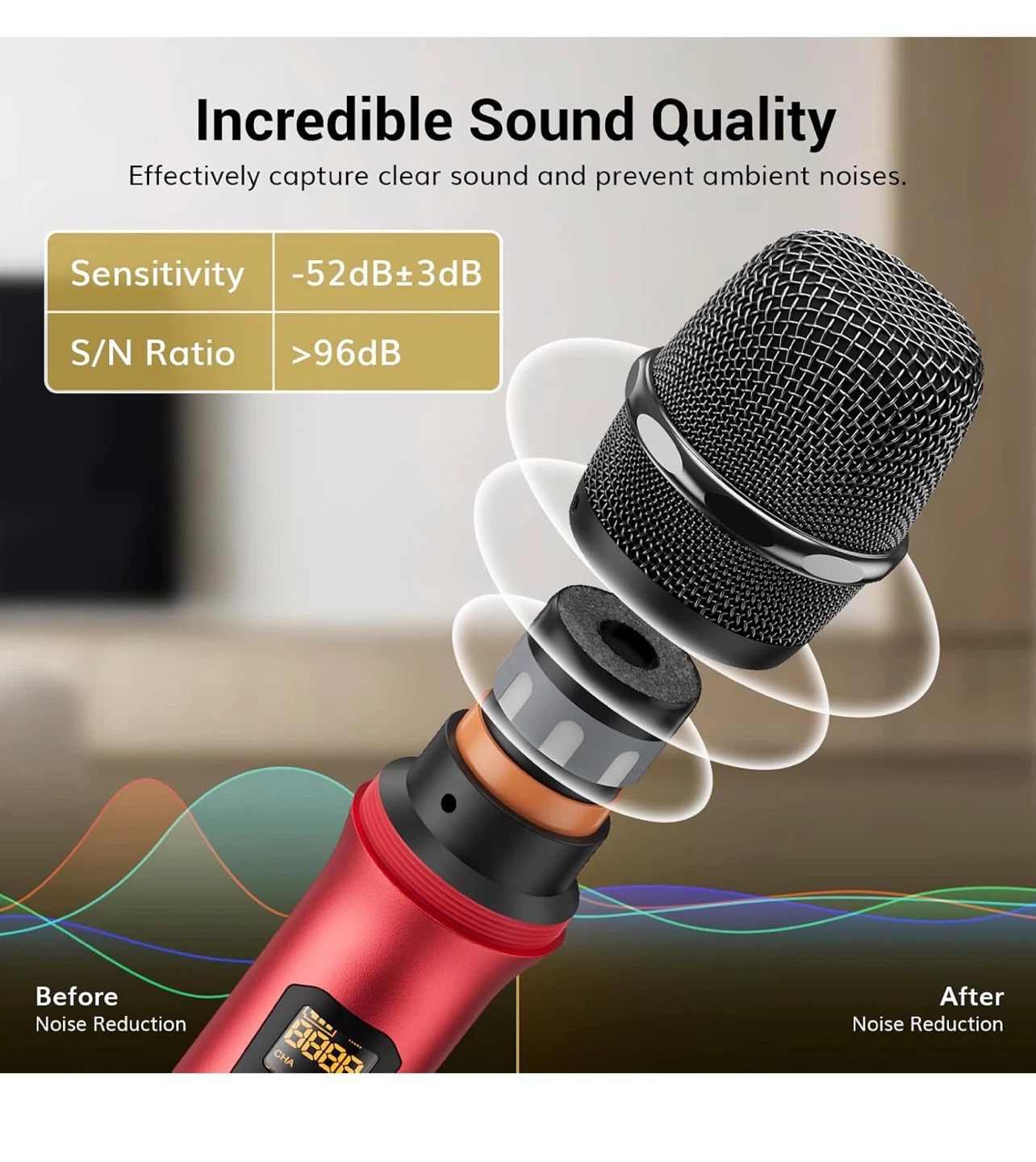 TONOR TW820 Wireless Microphone System MS2 - photo 2