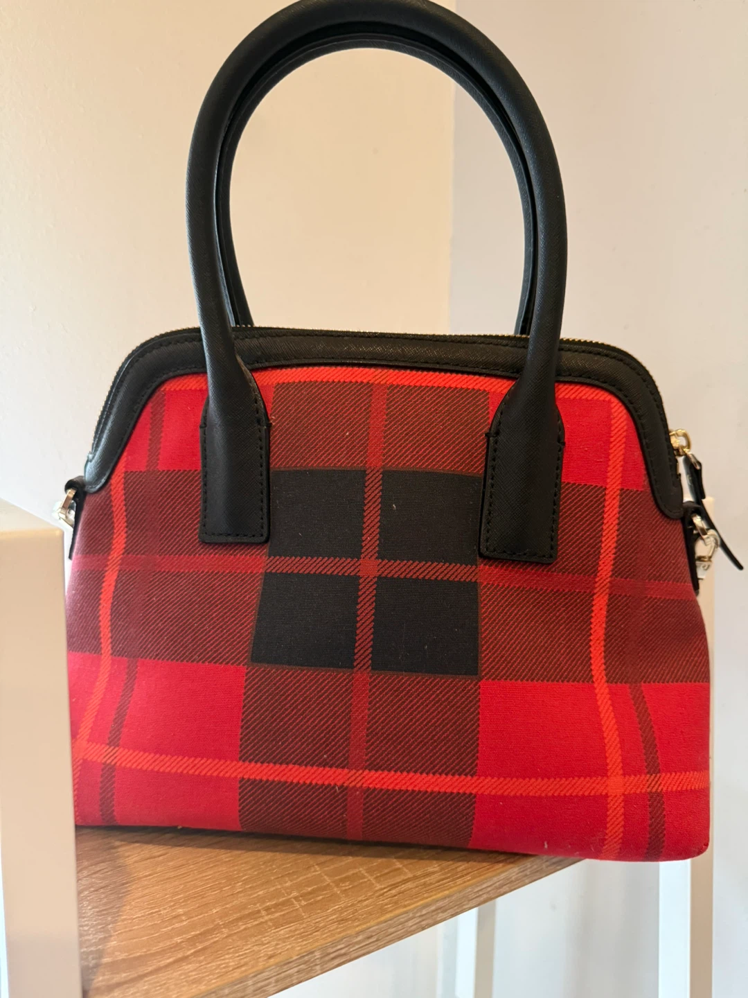Kate Spade Plaid Dome Satchel & Wallet Set - photo 3