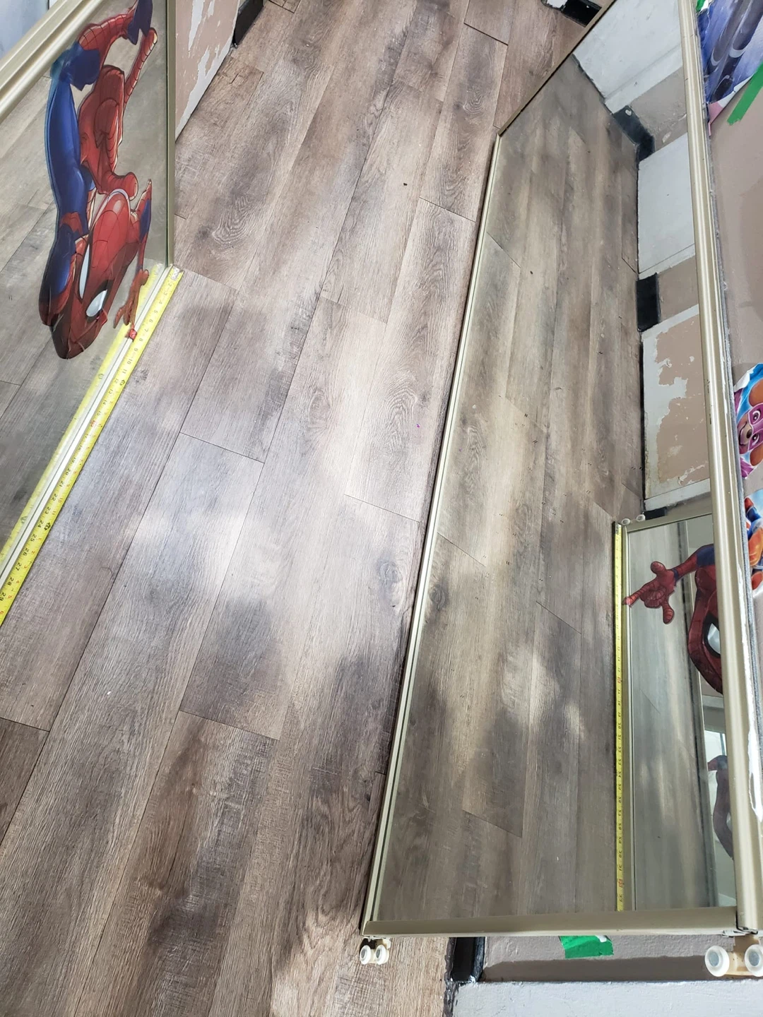 Sliding Mirrored Closet Doors complete to install