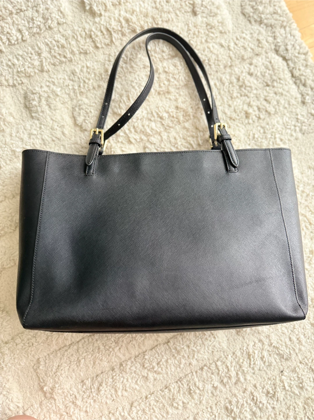 Tory Burch Black Leather Tote Bag - photo 2