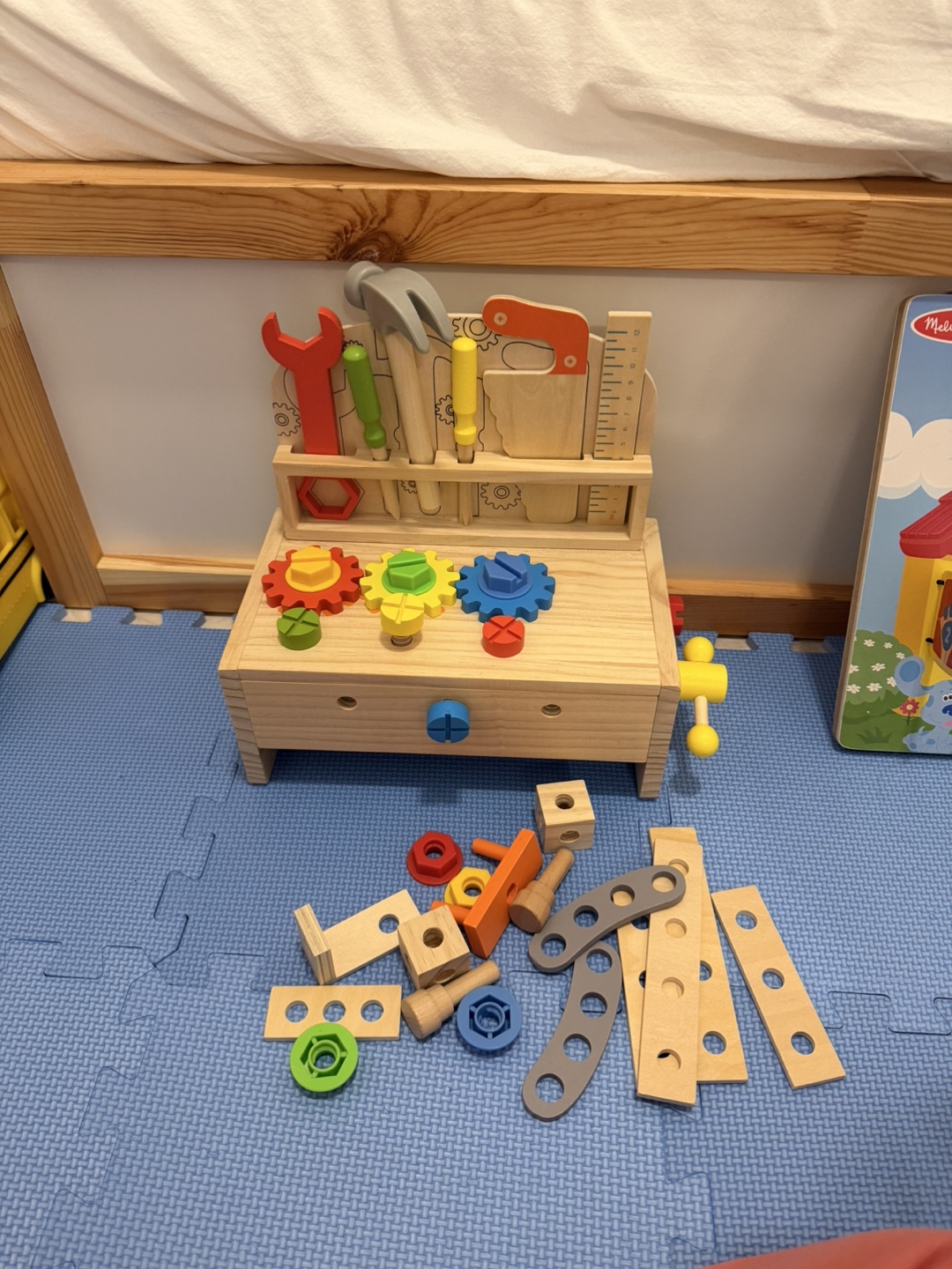 Wooden Tool Set Workbench Toy