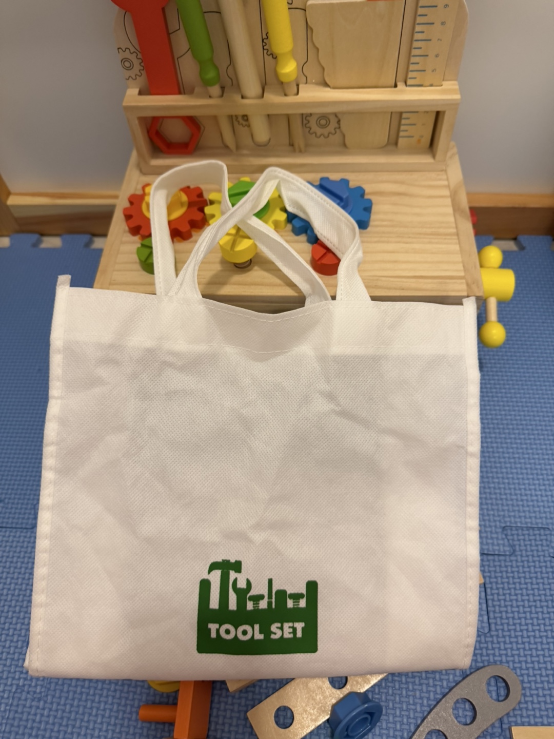 Wooden Tool Set Workbench Toy - photo 2