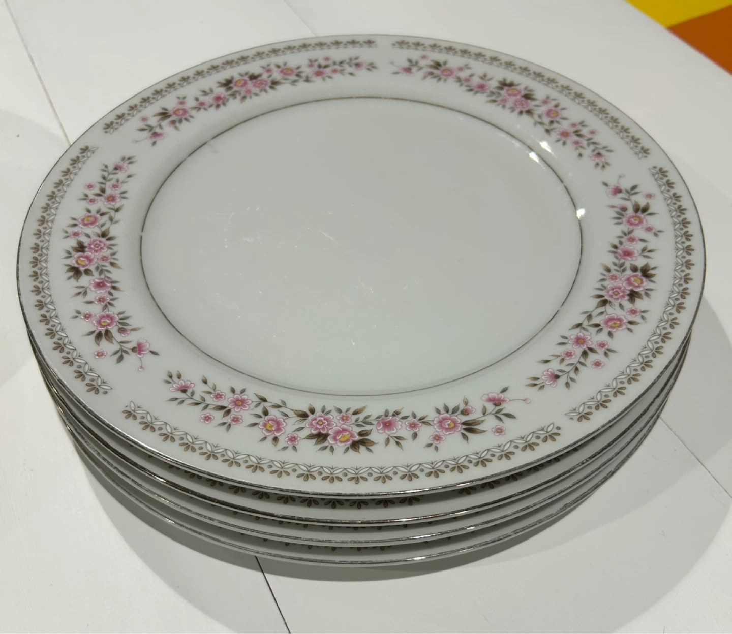 11 Vintage Fine China Dinner Plates - photo 5