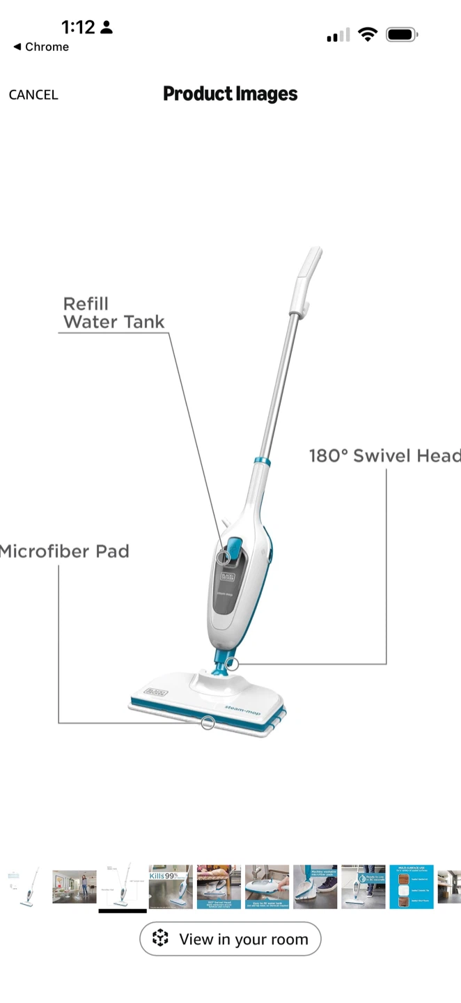 BLACK+DECKER Steam-Mop
