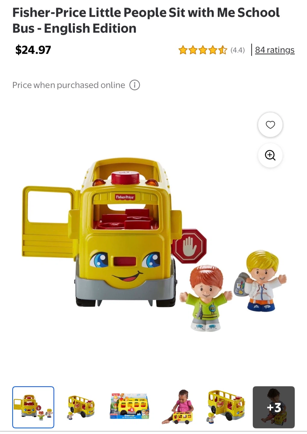 Fisher-Price Little People School Bus & Playset - photo 3