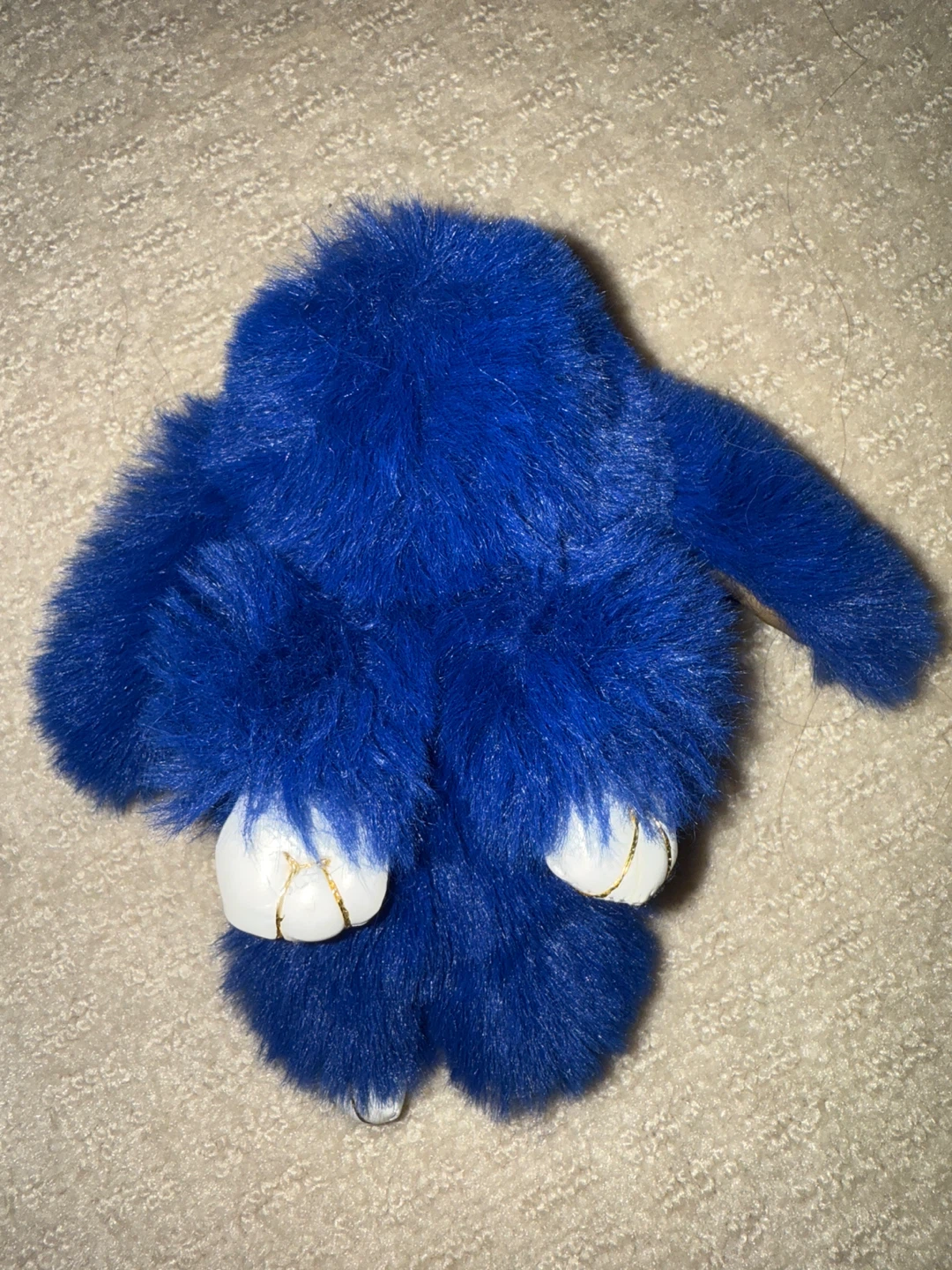 Blue Bunny Keychain