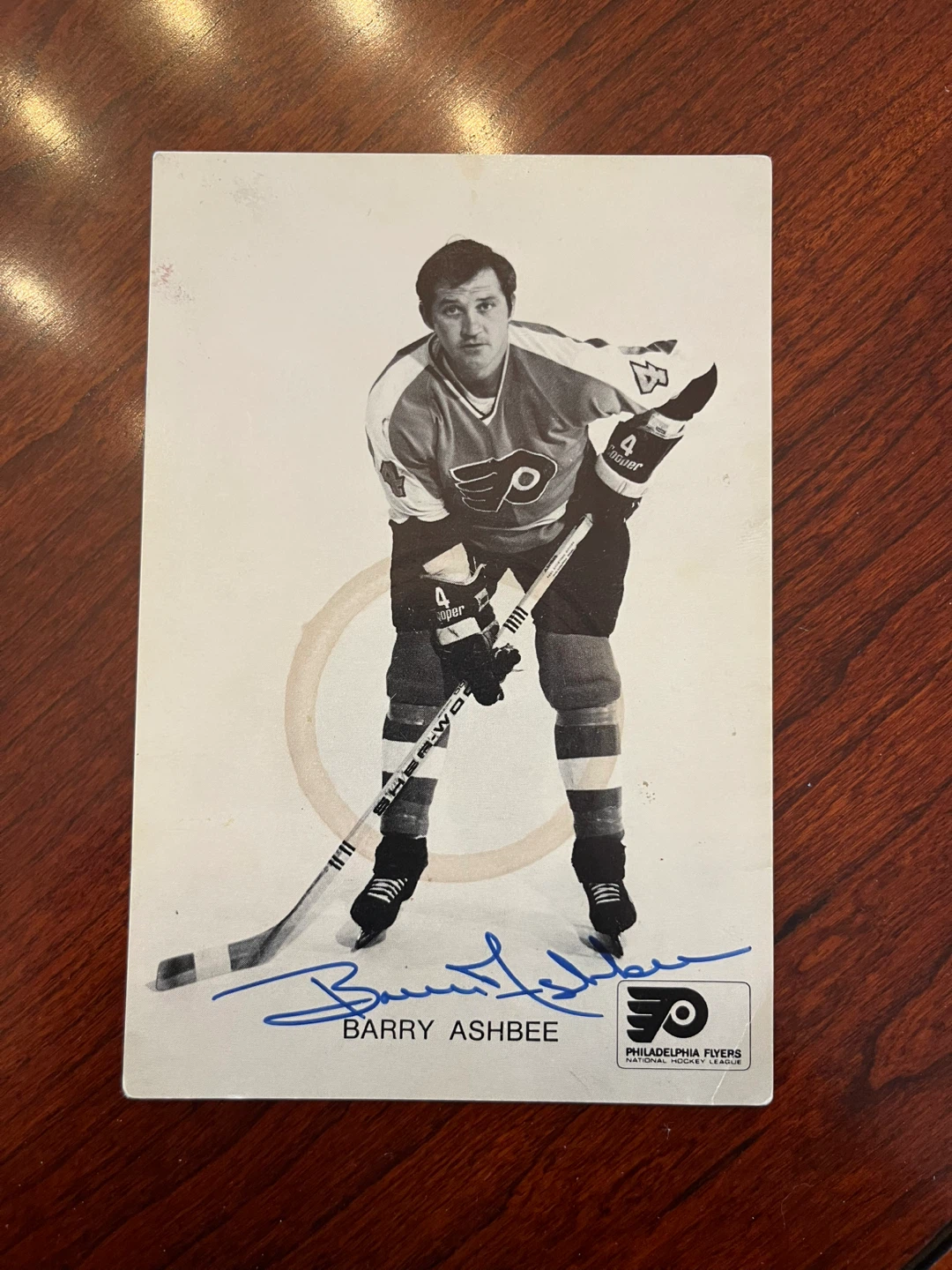 Barry Ashbee autographed photo