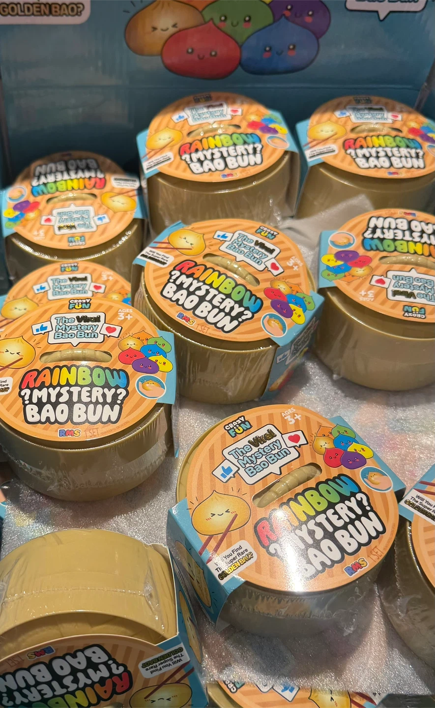 Crazy Fun Viral Rainbow Mystery Bao Bun