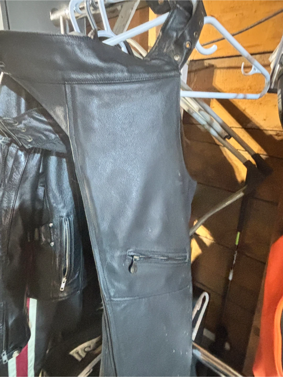Indian Motorcycle Leather Chaps XL - photo 3