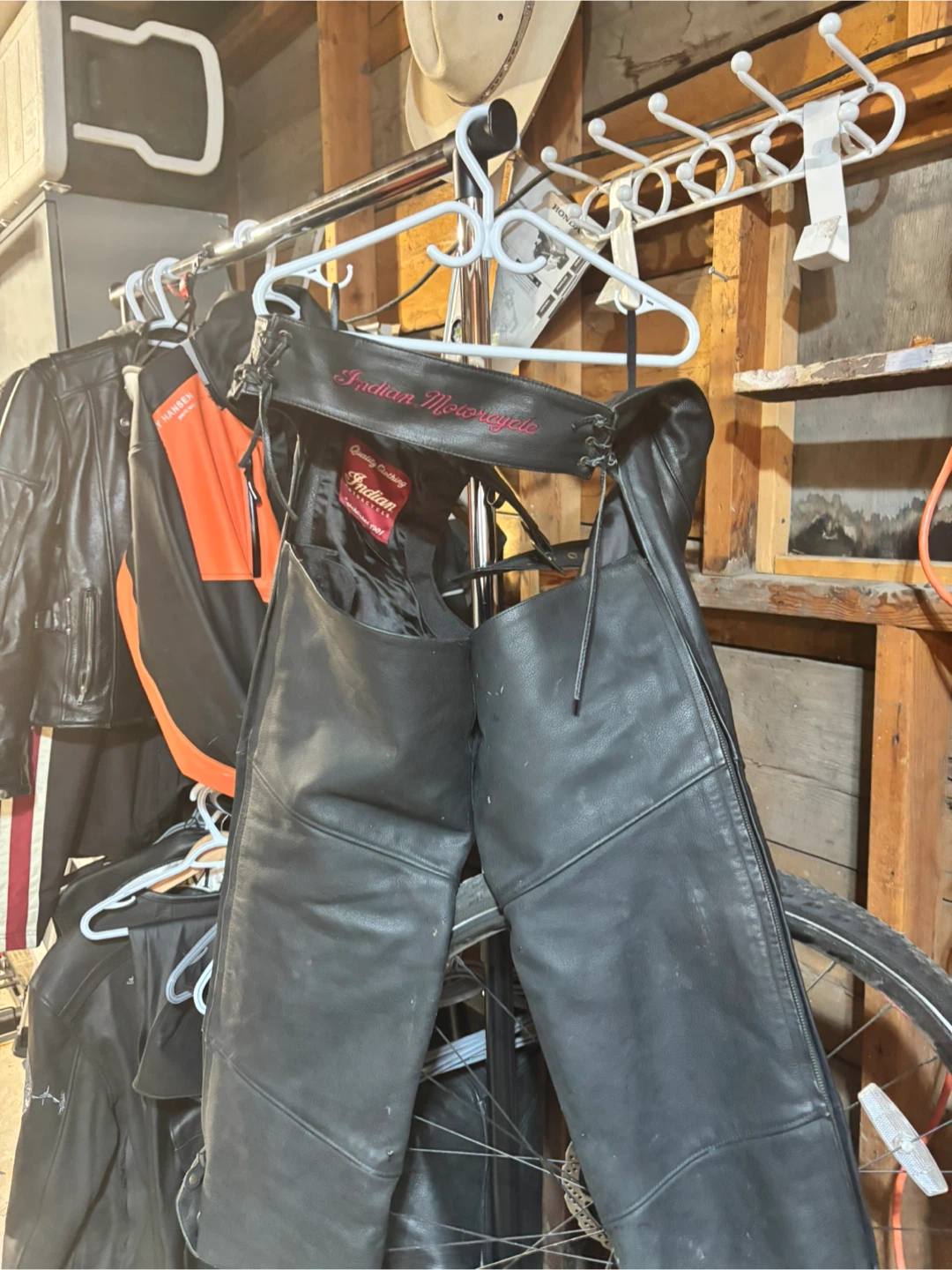 Indian Motorcycle Leather Chaps XL - photo 4