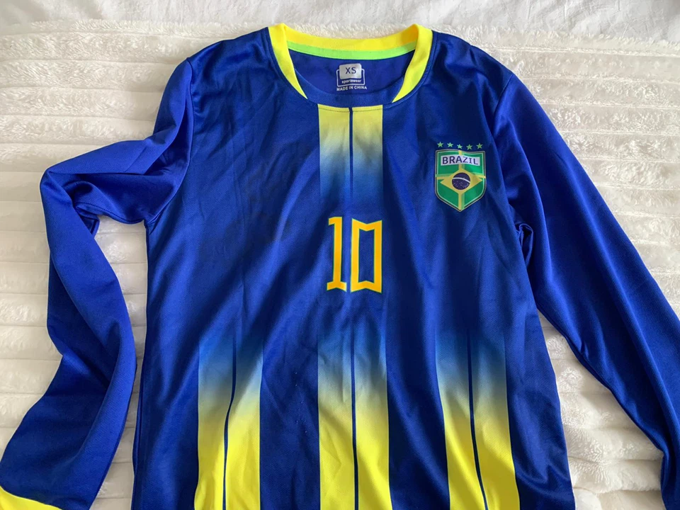 Brazil National Team Soccer Jersey - Ronaldinho #10