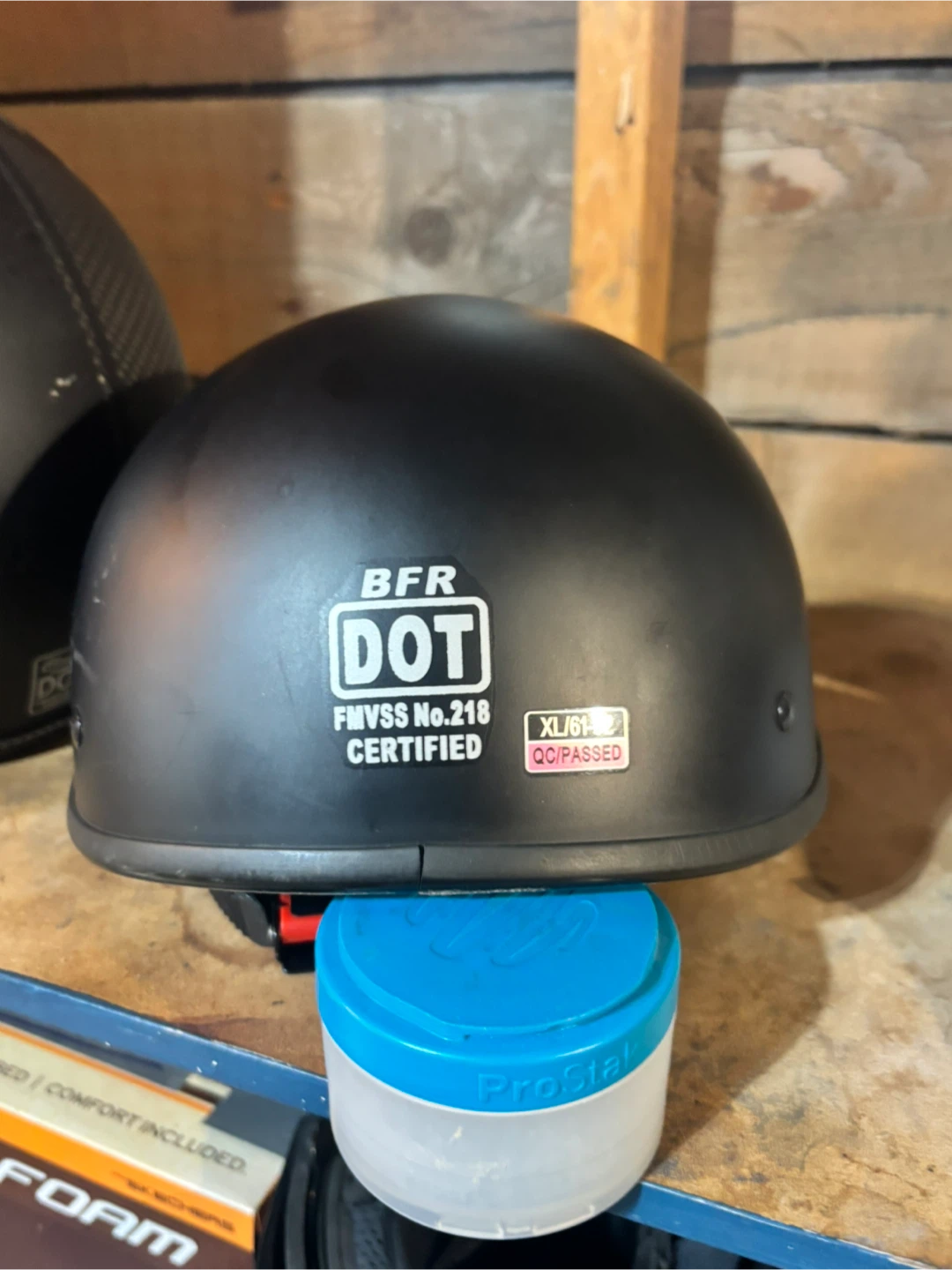 DOT Approved Half Motorcycle Helmet - photo 2