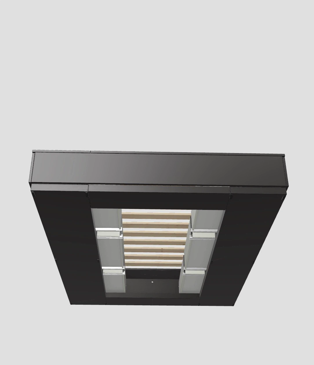 IKEA NORDLI Queen Bed Frame with 6 Storage Drawers – Black - photo 5