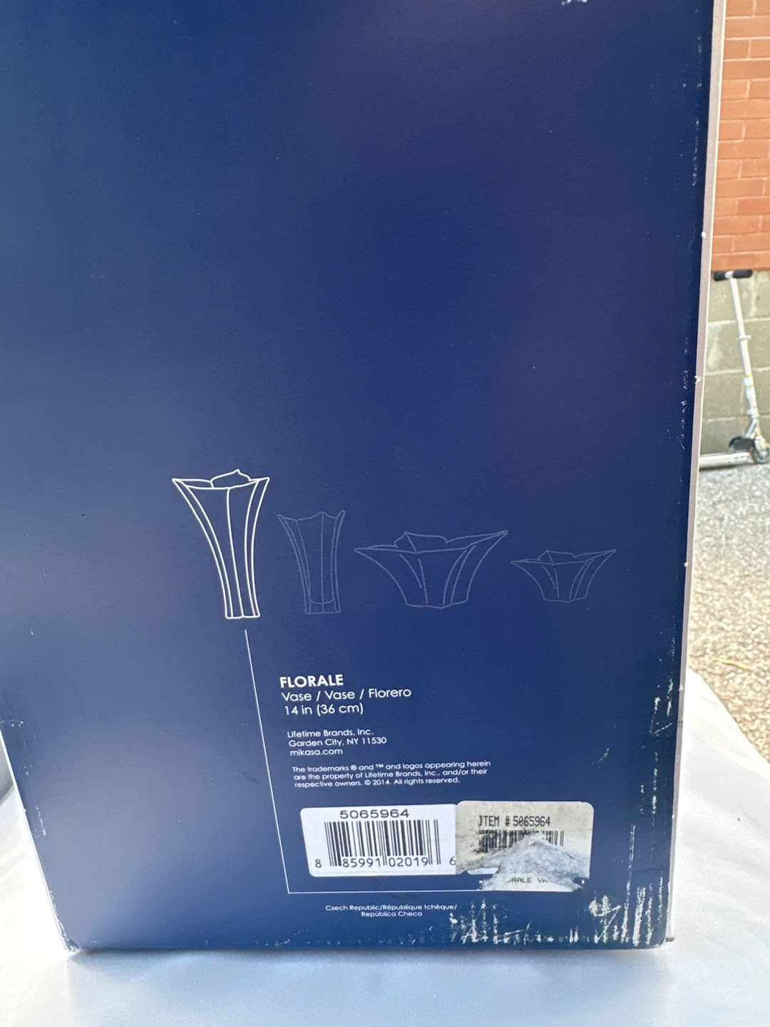 Mikasa Florale Crystal Vase - photo 2