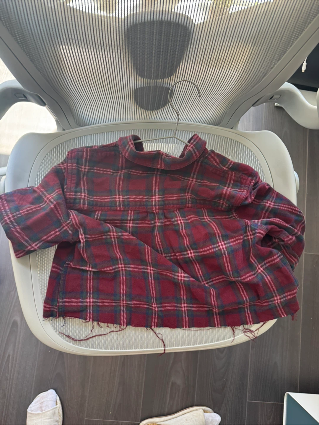 Cropped Madewell plaid shirt - photo 2