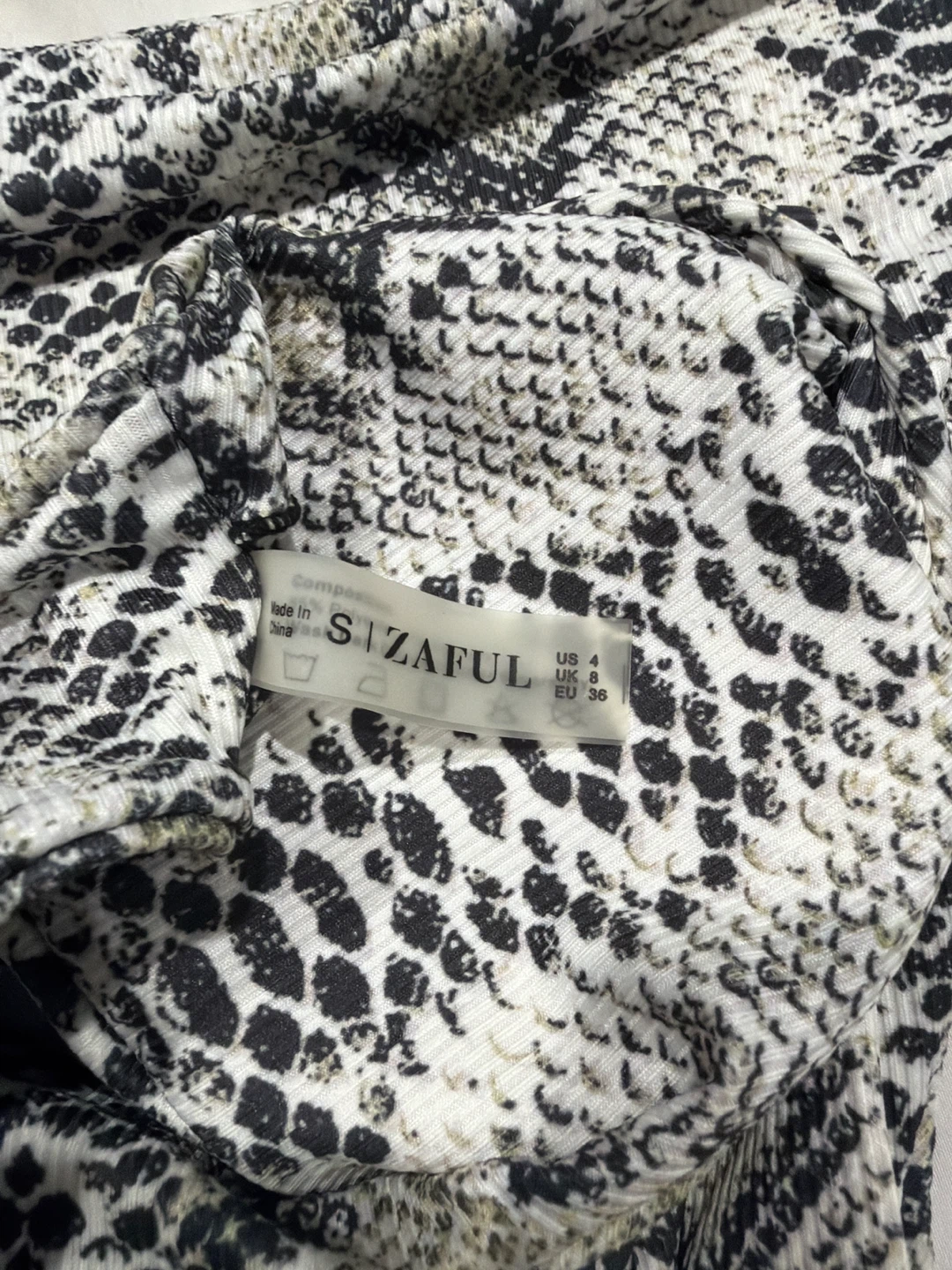 SHEIN Snake Print Triangle Bikini - photo 2
