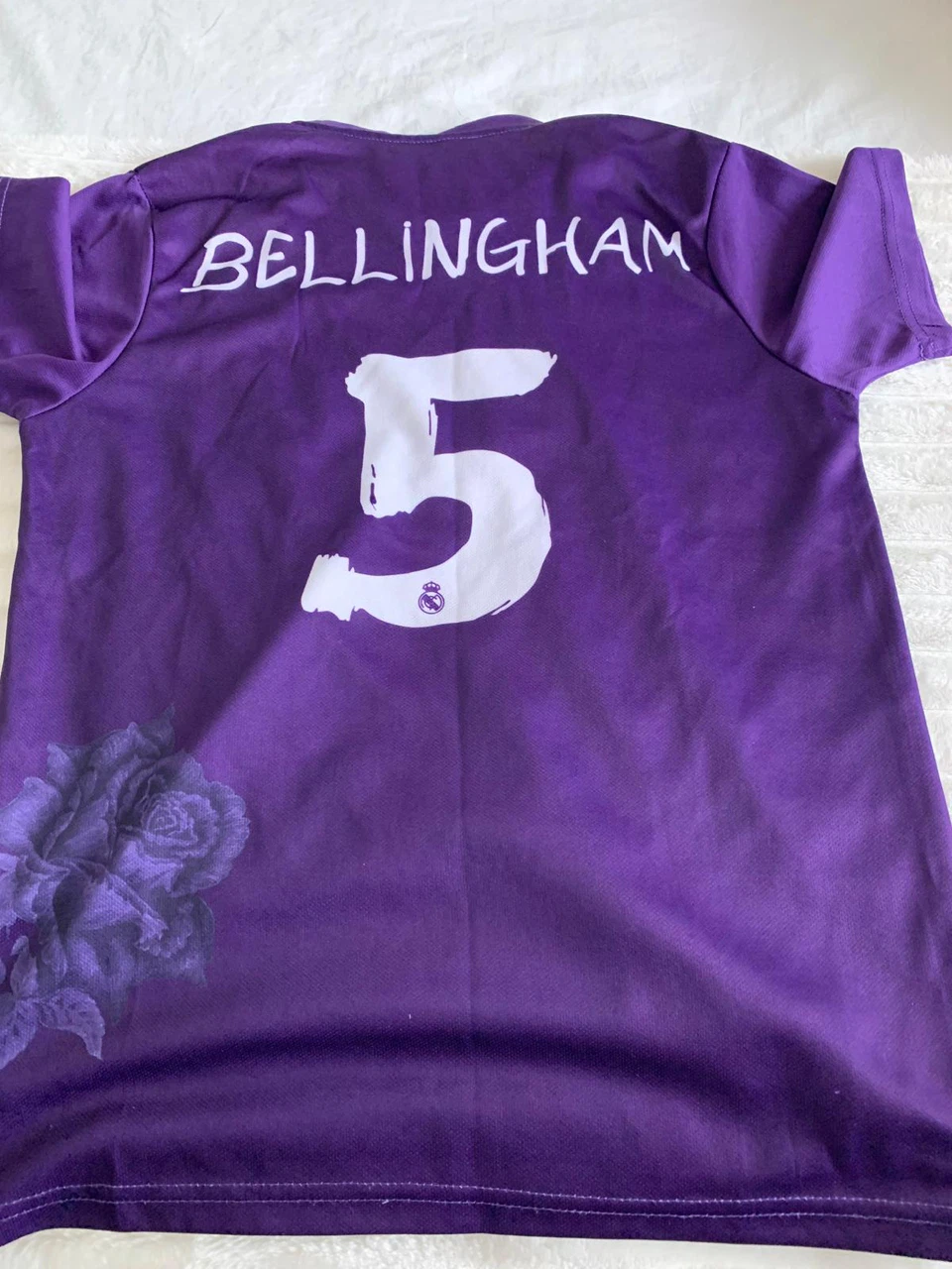 Purple Bellingham #5 Soccer Jersey - photo 2