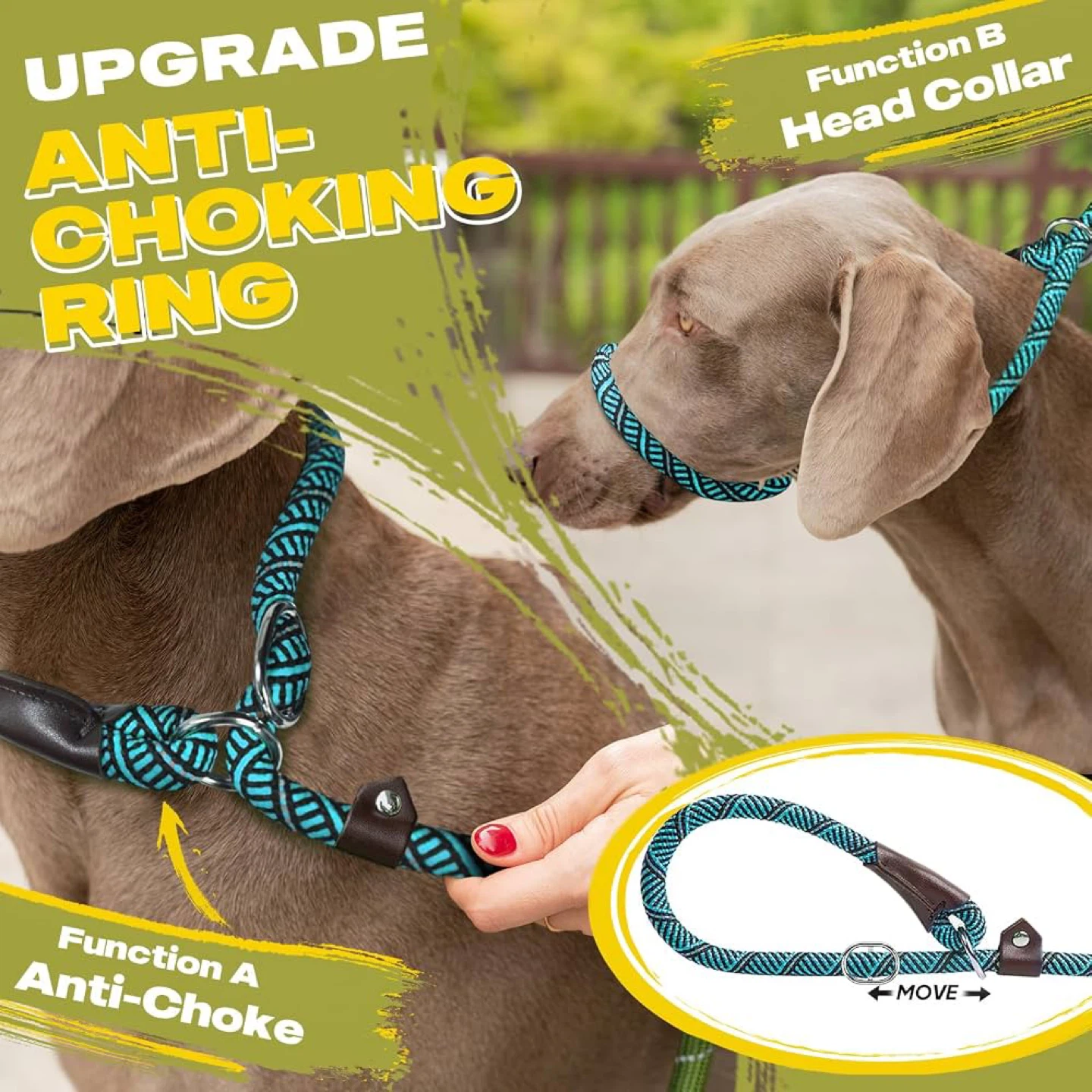 Fida Durable Slip Lead Dog Leash, 6 FT x 1/2" Heavy Duty - NWT - photo 3