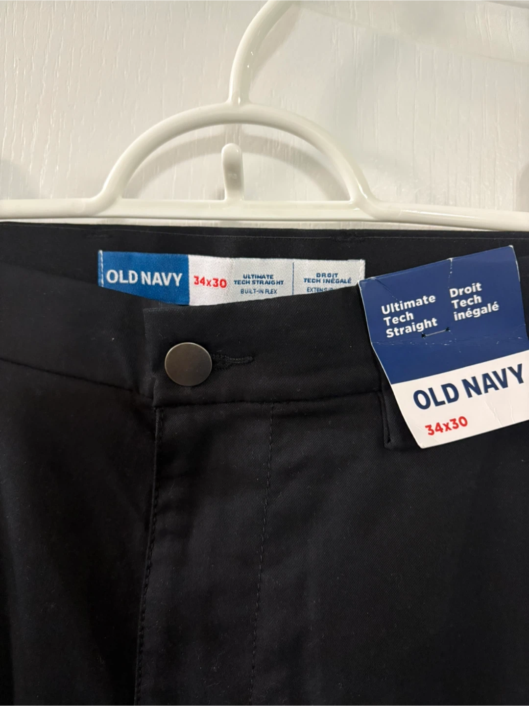 New Old Navy Ultimate Tech Straight Pants 34x30