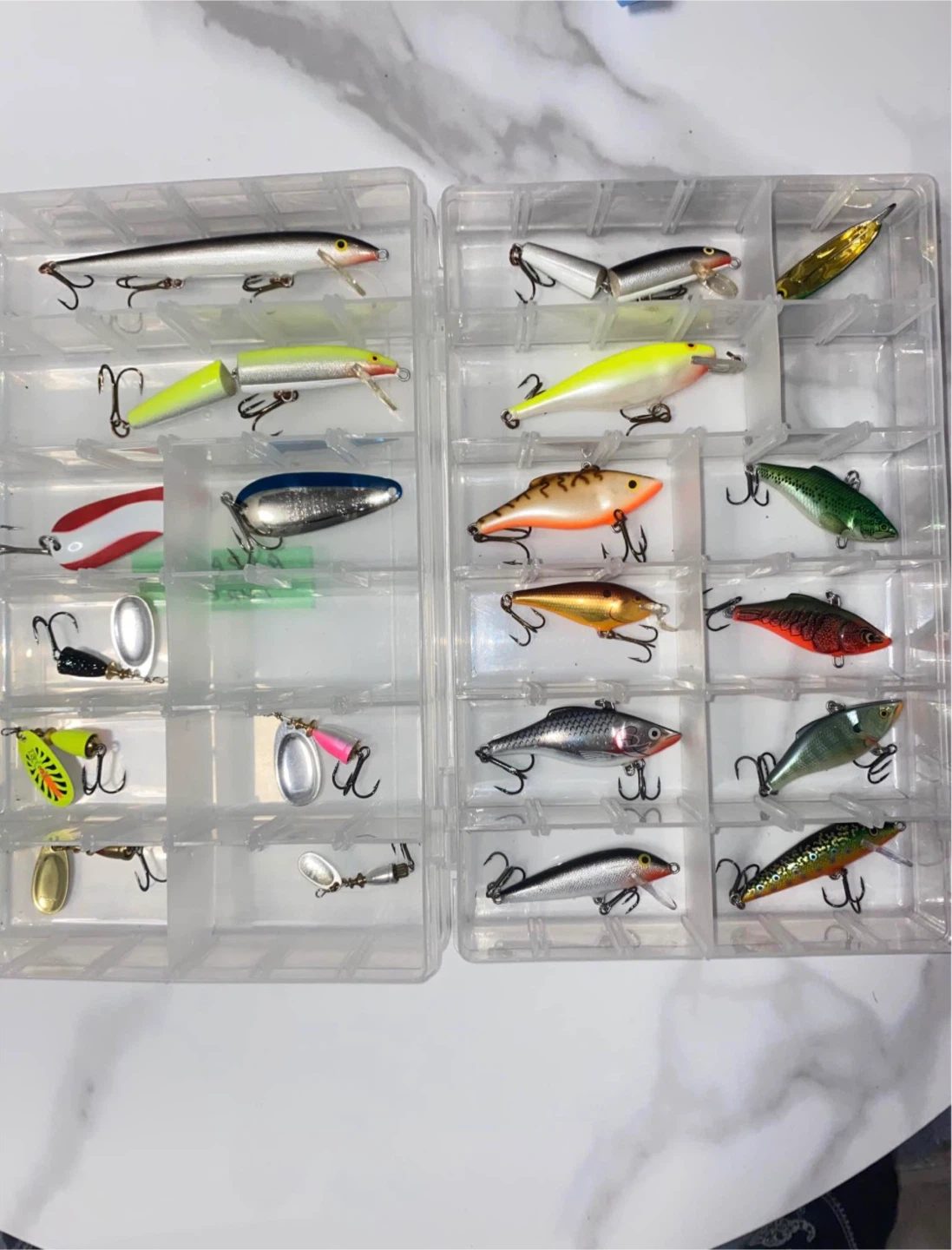 Vintage Rapala Lures and Blue Fox Spinners