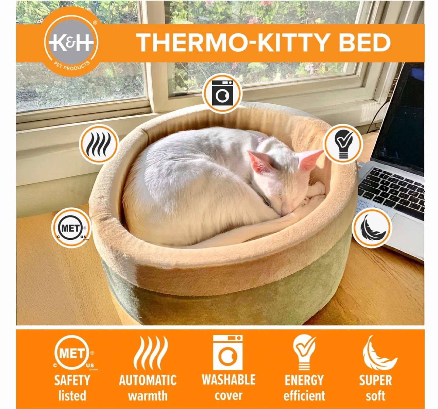Heated Cat Bed - photo 3