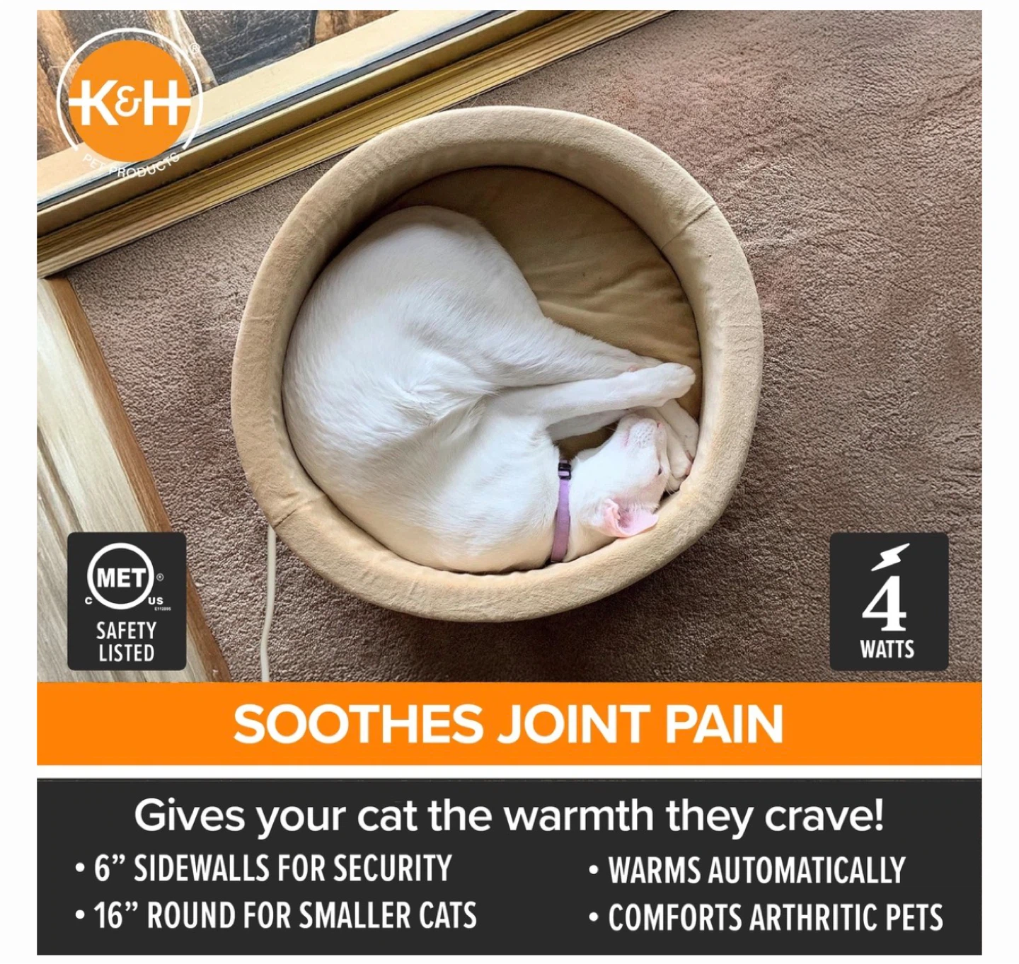 Heated Cat Bed - photo 5