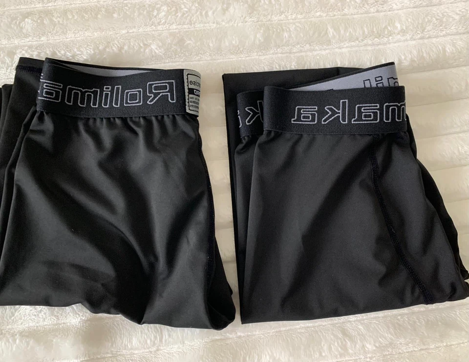 Rolimka Black Compression Leggings Youth Size L - photo 3