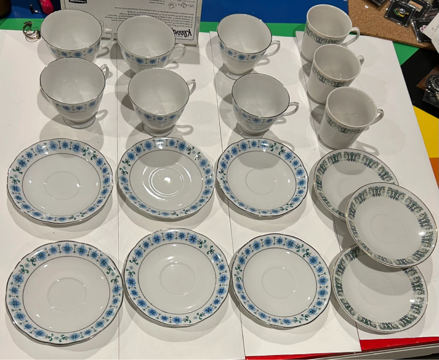 Vintage Fine China Tea Cups and Dinner Plates - photo 5