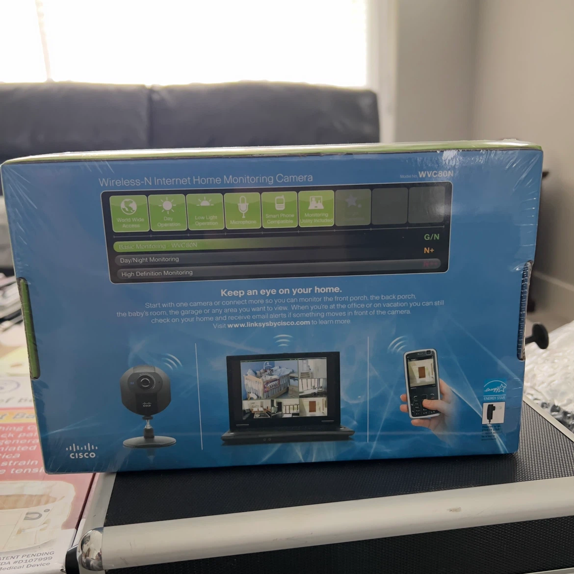 Cisco Wireless-N Internet Home Monitoring Camera WVC80N - photo 2