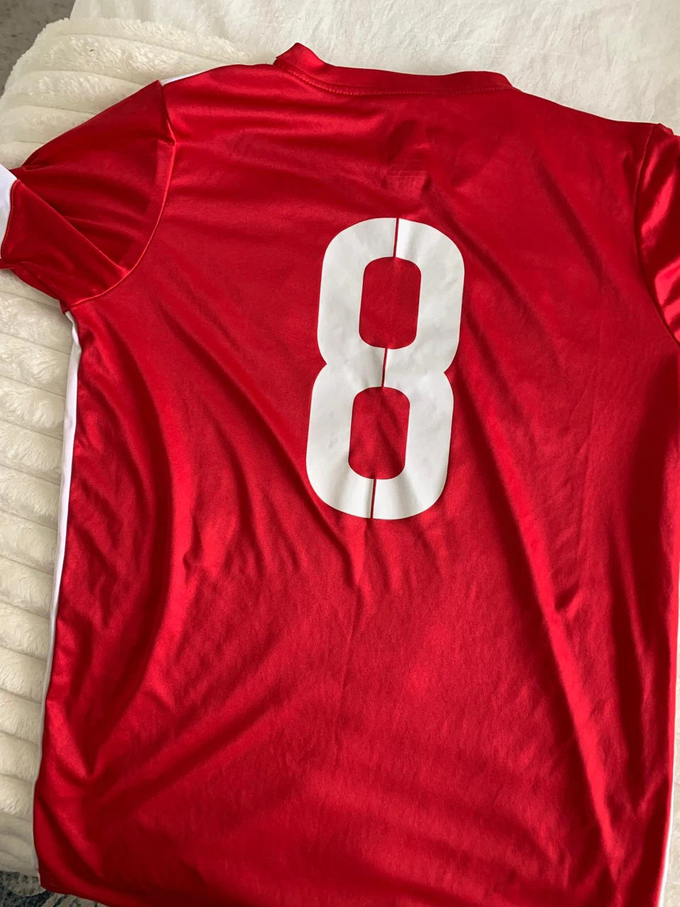 Admiral Red Soccer Jersey #8 - photo 2