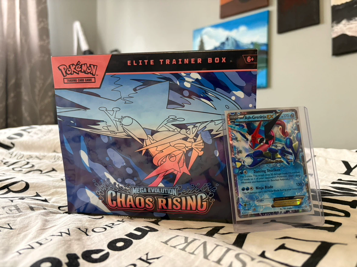 Chaos Rising ETB + Ash-Greninja ex XY-133 bundle