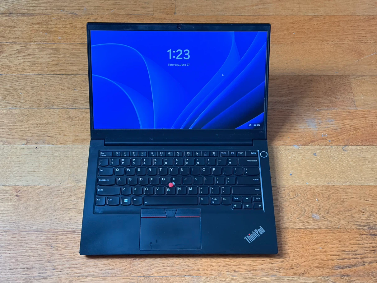 Lenovo ThinkPad E14 Gen2 Laptop — i7-11th Gen / 16GB / 500GB