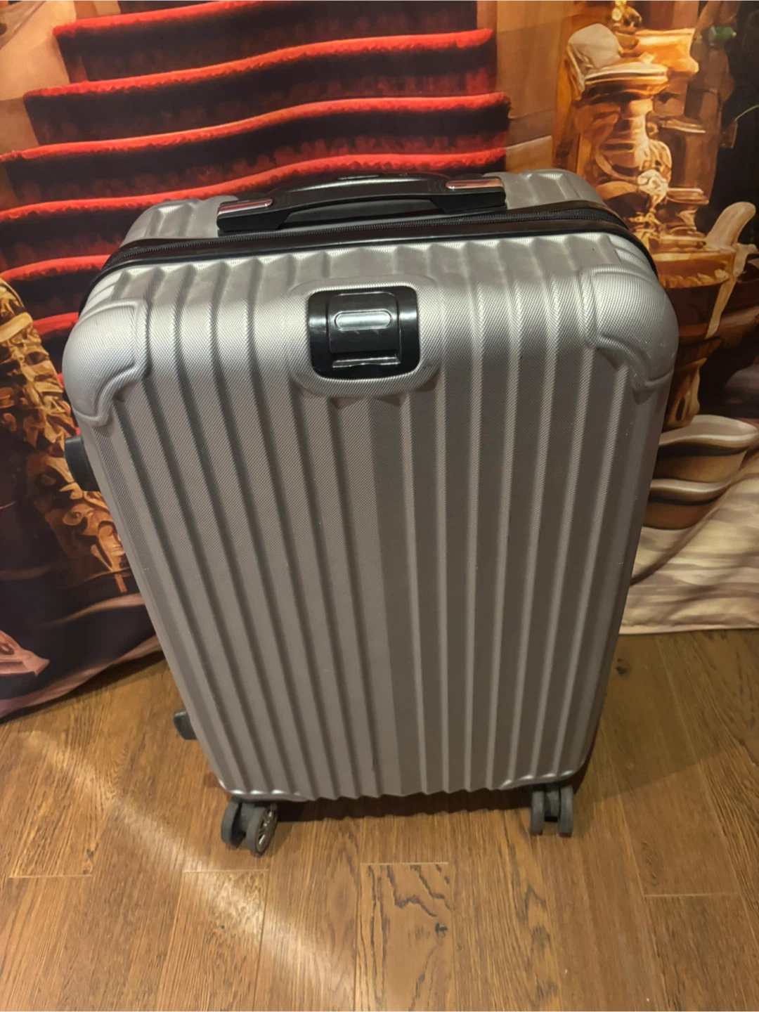 Silver Hardside Spinner Suitcase