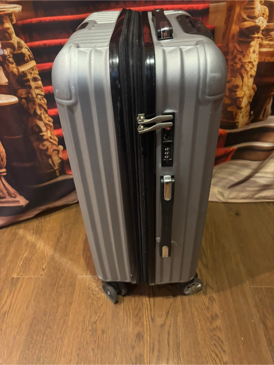 Silver Hardside Spinner Suitcase - photo 3