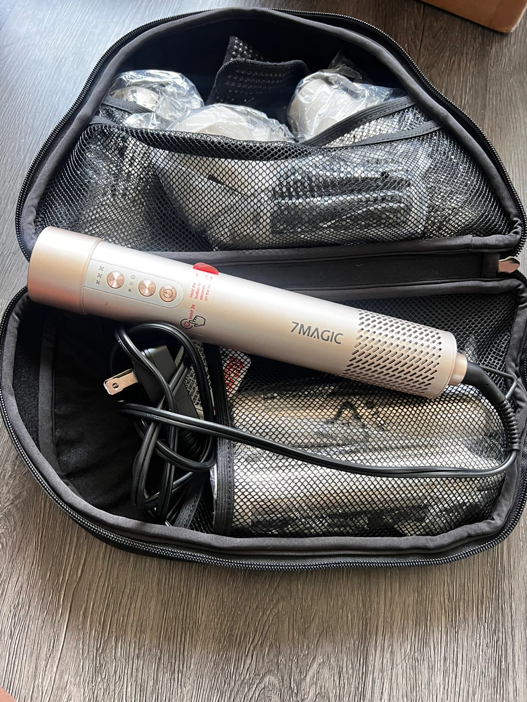 7MAGIC 6-in-1 Hair Styler Set with Travel Case