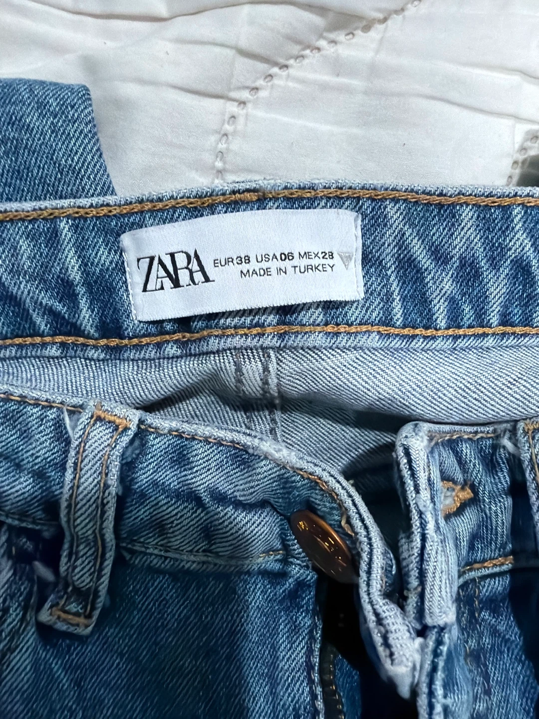 ZARA Women's Blue Denim Jeans - photo 2