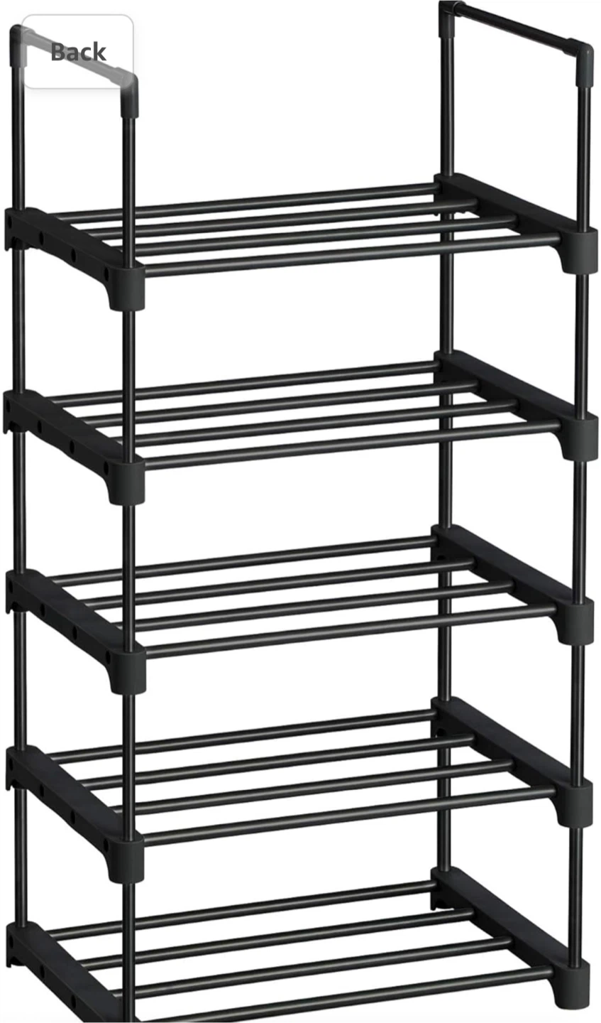 5-Tier Shoe Rack Organizer