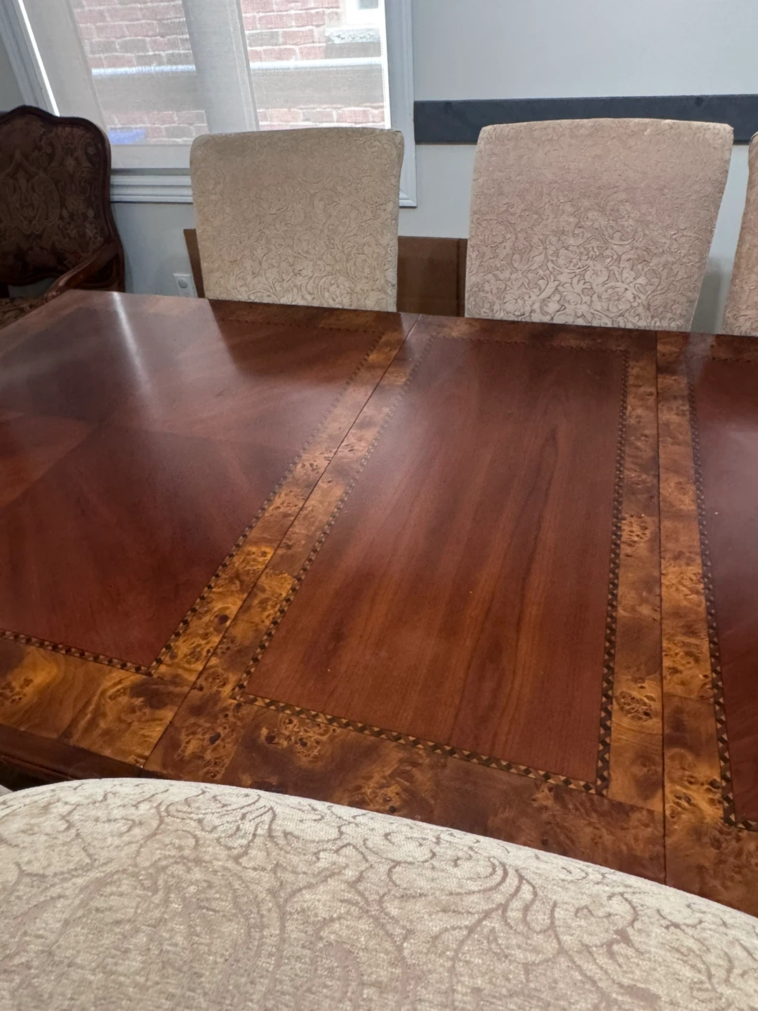 Bombay Wooden Dining Table with Chairs & Server - photo 3