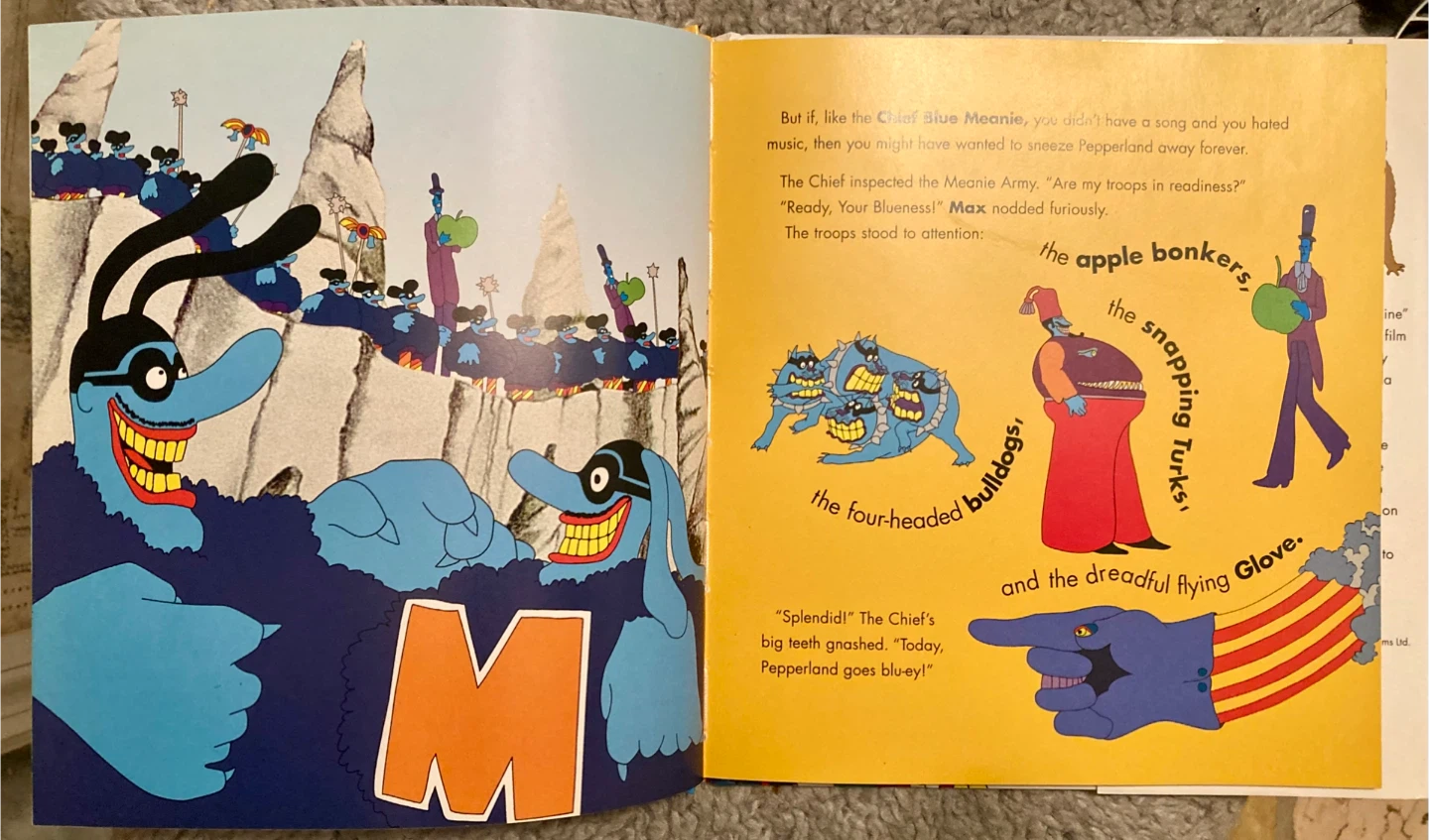 The Beatles Yellow Submarine Book - 50 Anv to go with LP & VHS - photo 2
