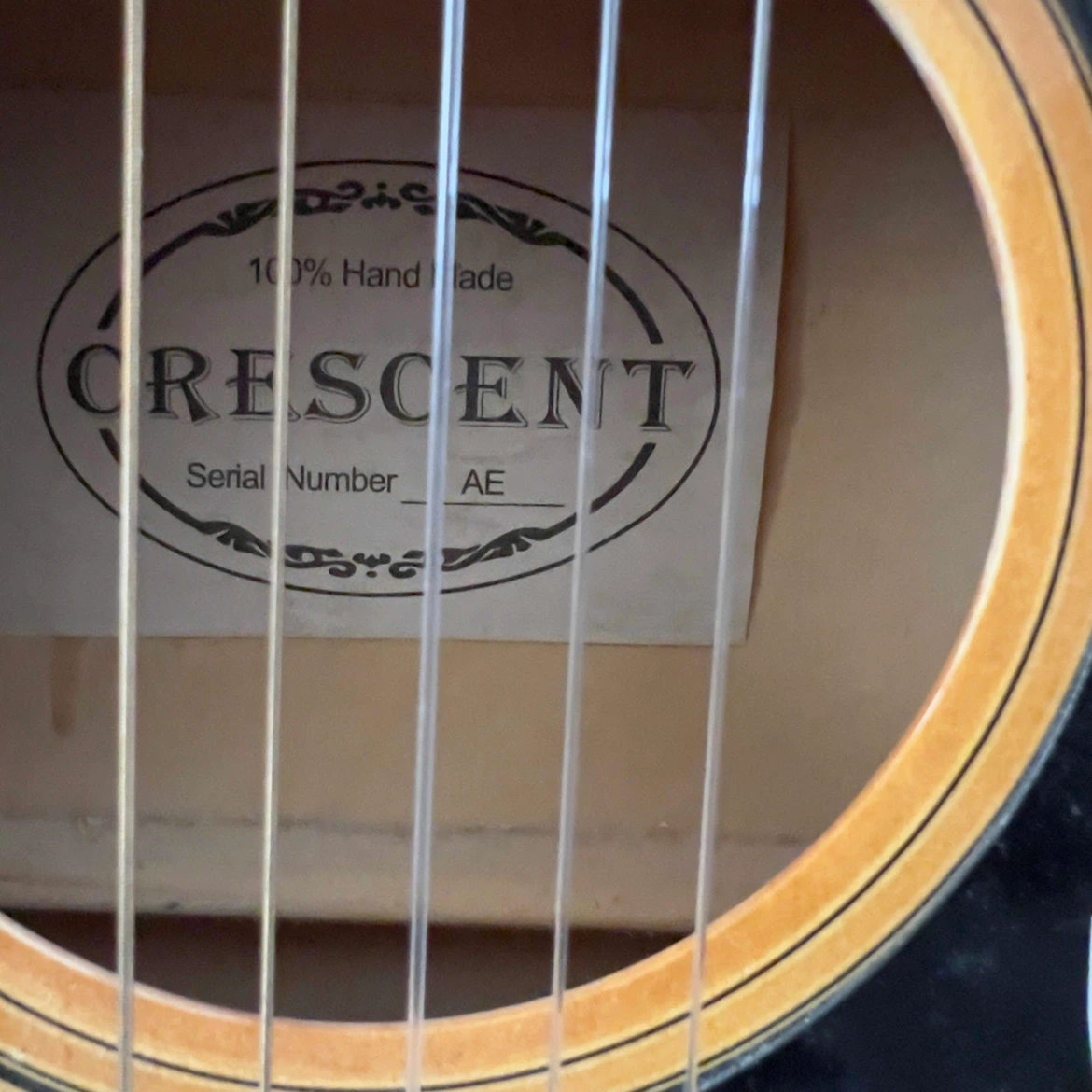 Crescent Acoustic Guitar
