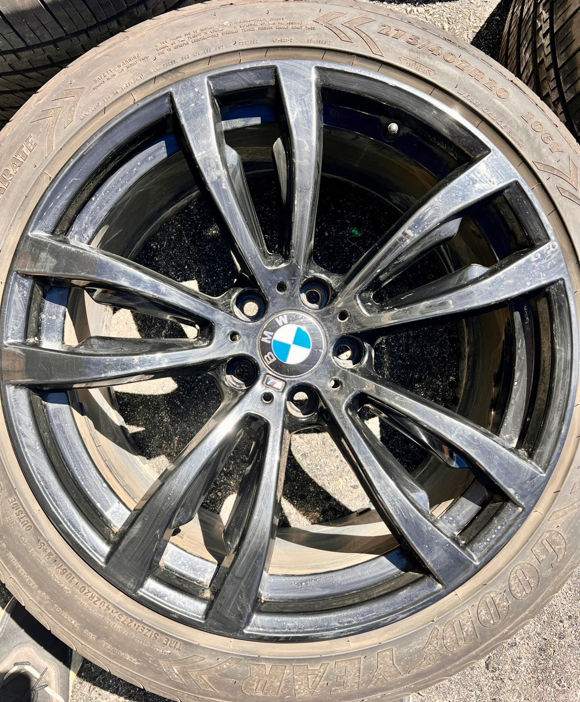 4 BMW X5 Wheels and all-season tires 27540R20 31535R20 for sale - photo 2