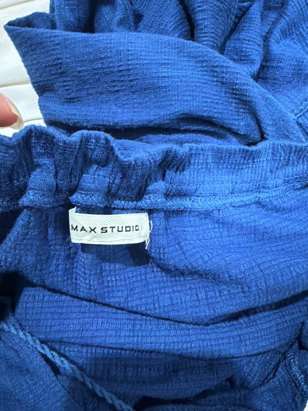 Max Studio Blue Tiered Maxi Dress - photo 2