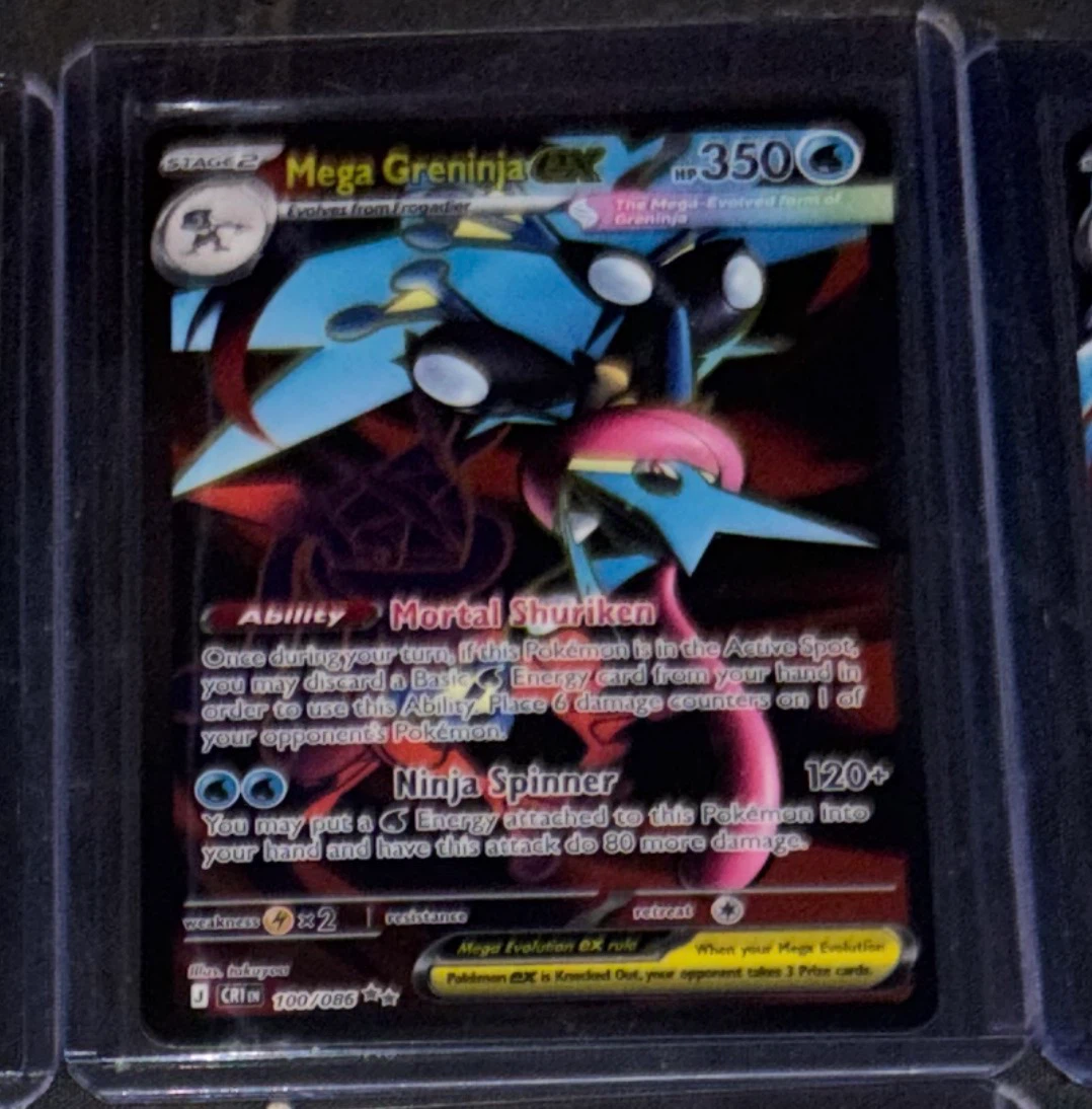 Mega Greninja EX Pokémon Card 100/086