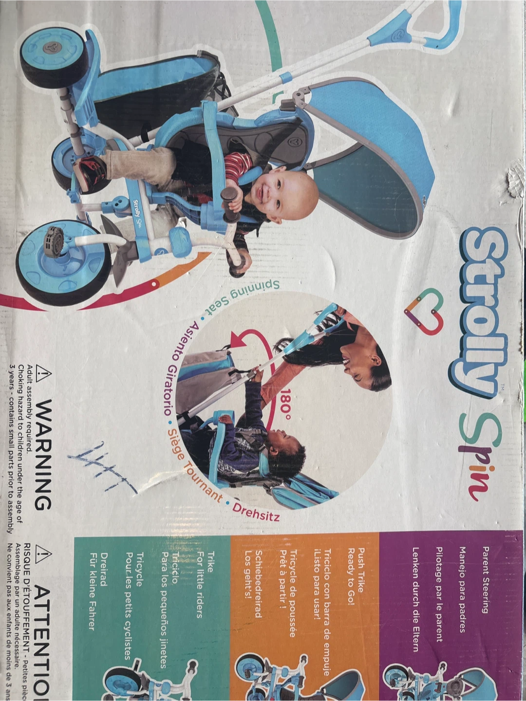Spin Strolly Trike - Blue