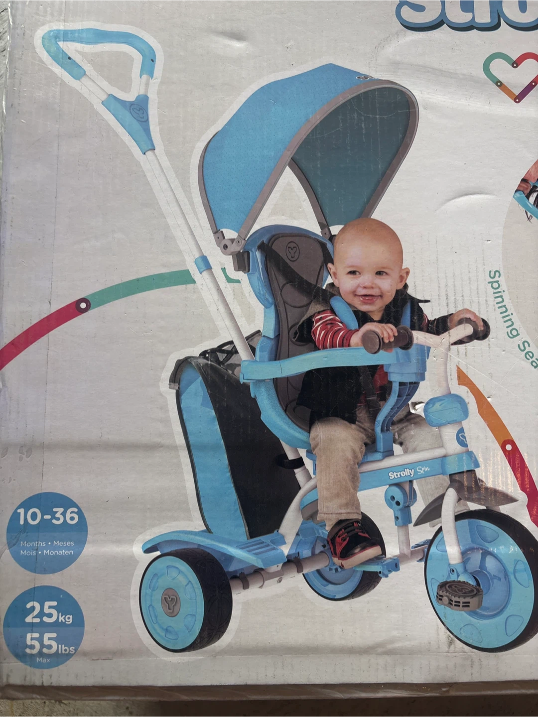 Spin Strolly Trike - Blue - photo 3