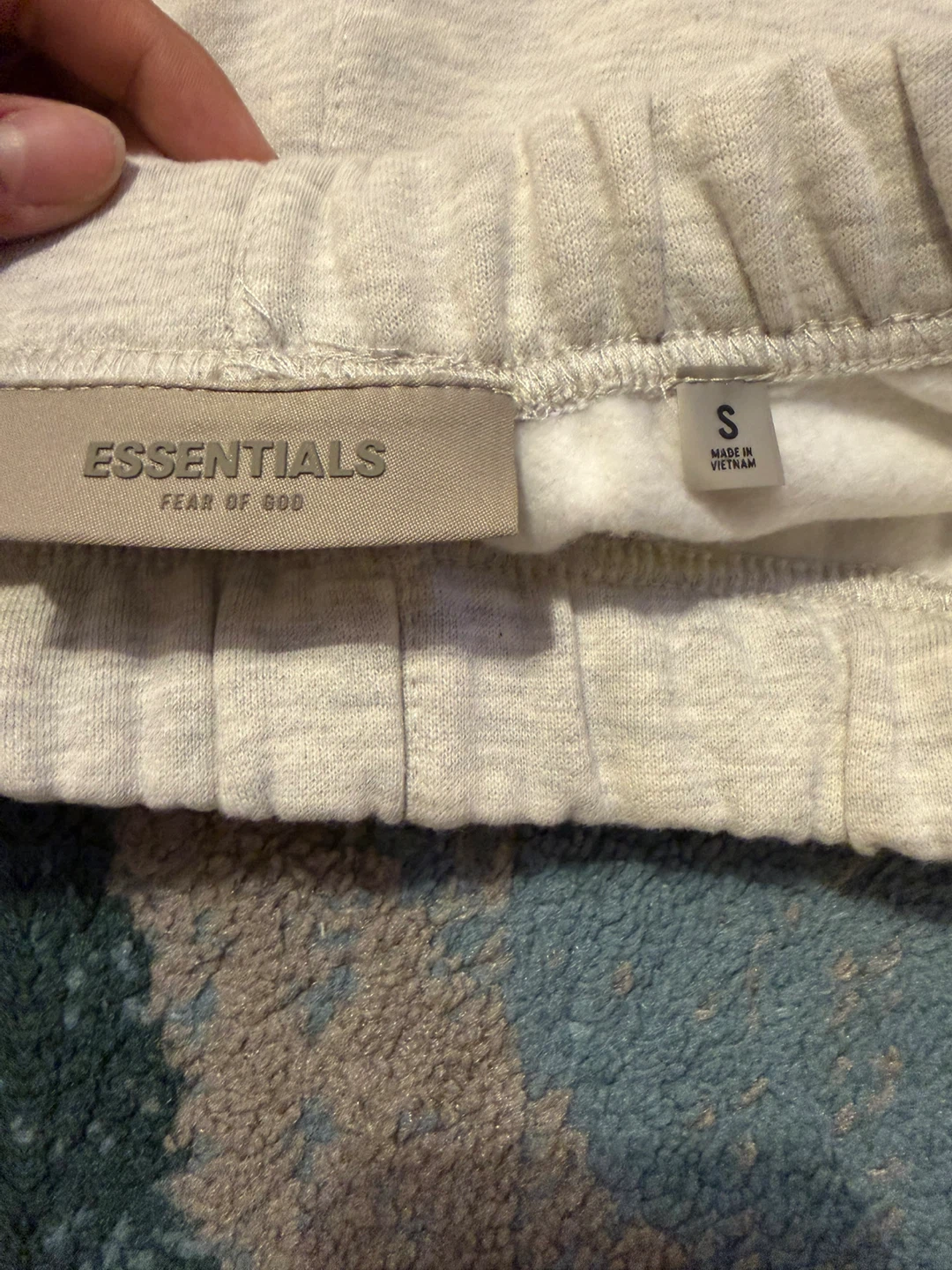 Fear of God Essentials Sweatpants Size S Heather Grey - photo 3