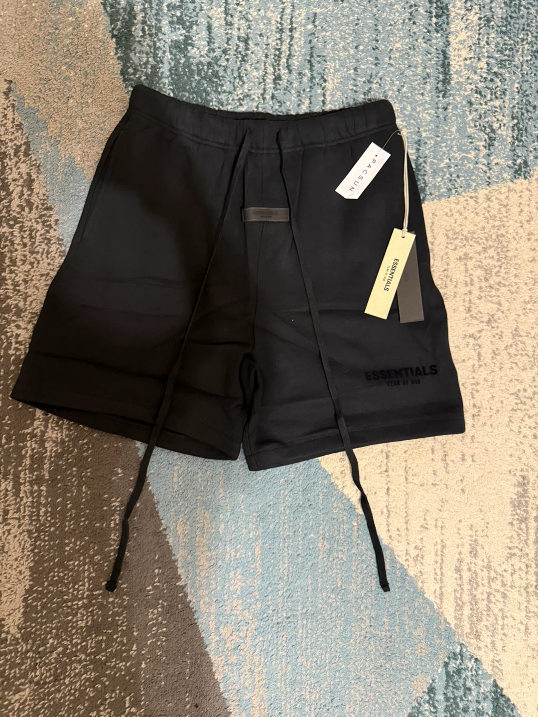 Fear of God Essentials Black Shorts Size S