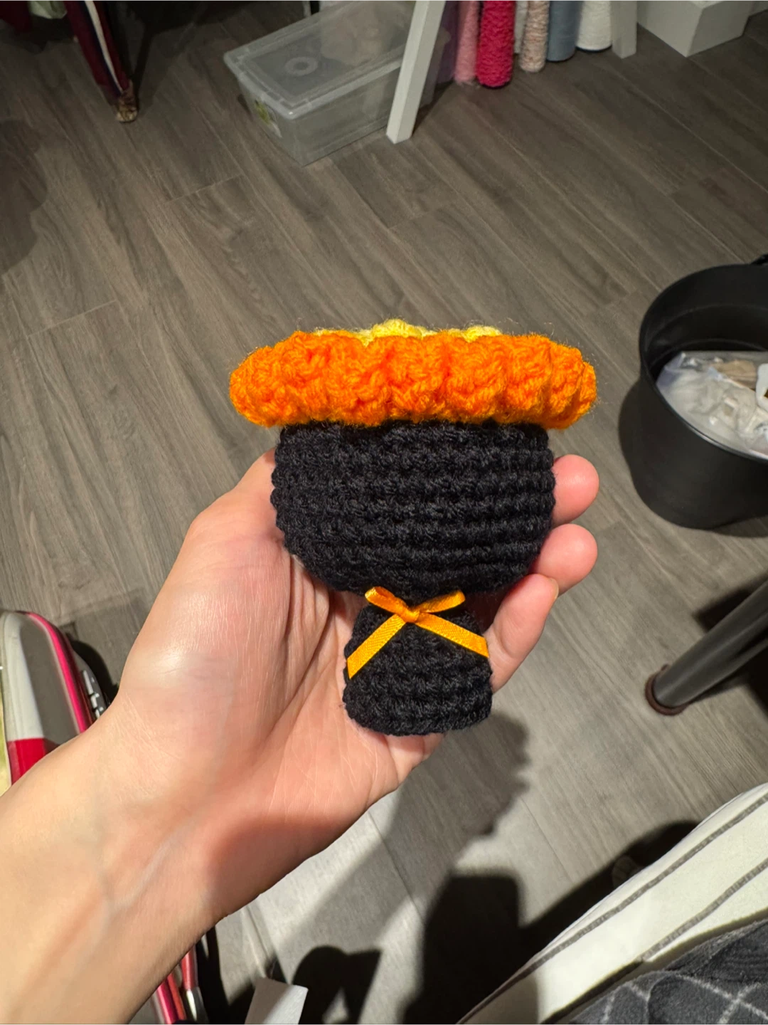 ON SALE！Handmade crochet flower bouquets keychain - photo 3